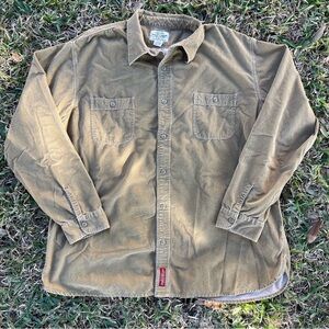 Ralph Lauren Corduroy Button Up Men’s Size XXL E8